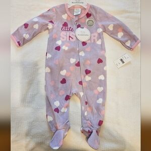 ✨️PRICE DROP✨️ NWT Koala Baby | Purple Heart Footie PJ | 6-9m